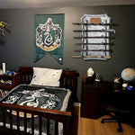 【Exclusive!】6 Tiered Wooden Wizard Wand Display Stand, Wall-Mount Magic Wands Holder (Wands Not Included)