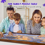 【US CA UK Only】1500 Piece Rotating Puzzle Board with 6 Drawers and Cover
