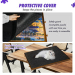 【US CA UK Only】1500 Piece Rotating Puzzle Board with 6 Drawers and Cover