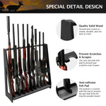 【Hot Sale】Heavy Duty Freestanding Gun Rack with Soft Padding