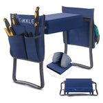 【Only US】Garden Kneeler Seat and Bench Heavy Duty (Hold 330lbs-150kg), Upgraded Thicker & Wider Soft Detachable Kneeling Pad, with 2 Tool Pouches