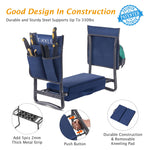 【Only US】Garden Kneeler Seat and Bench Heavy Duty (Hold 330lbs-150kg), Upgraded Thicker & Wider Soft Detachable Kneeling Pad, with 2 Tool Pouches