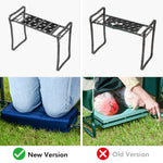 【Only US】Garden Kneeler Seat and Bench Heavy Duty (Hold 330lbs-150kg), Upgraded Thicker & Wider Soft Detachable Kneeling Pad, with 2 Tool Pouches