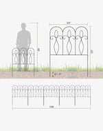 5 Pcs Decorative Garden Fence - 32in x 10ft