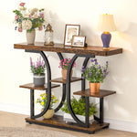 4-Tier 42.5" Console Table Sofa Table Entryway Table