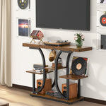 4-Tier 42.5" Console Table Sofa Table Entryway Table