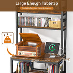 5-Tier Record Player Stand with Vinyl Storage Shelf