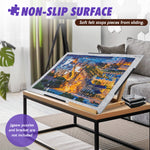 【Patented】【Tran-Z Series】 1500 Pieces Foldable Puzzle Mat, 39" x 26" Portable Jigsaw Puzzle Board