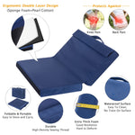 【Patented】Garden Kneeler Seat and Bench Heavy Duty (Hold 330lbs-150kg), Upgraded Thicker & Wider Soft Detachable Kneeling Pad, with 2 Tool Pouches