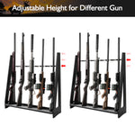 【Hot Sale】Heavy Duty Freestanding Gun Rack with Soft Padding